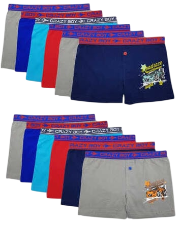 Tutku 0253 Erkek Çocuk Elastan Baskılı Boxer