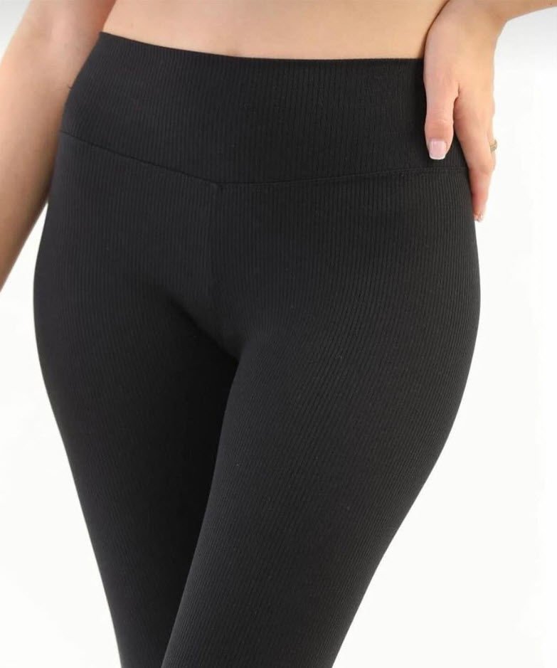 Miss Eftelya Fitilli Yüksek Bel Kışlık Termal Bayan Tayt