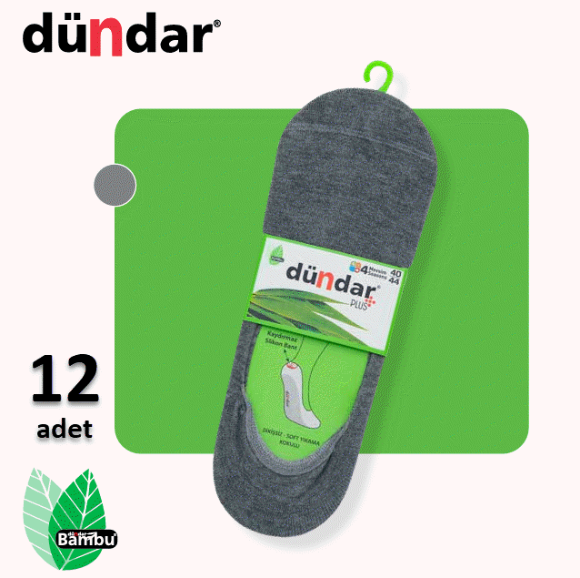 Dündar Plus Bayan / Unisex Bambu Babet 12'li