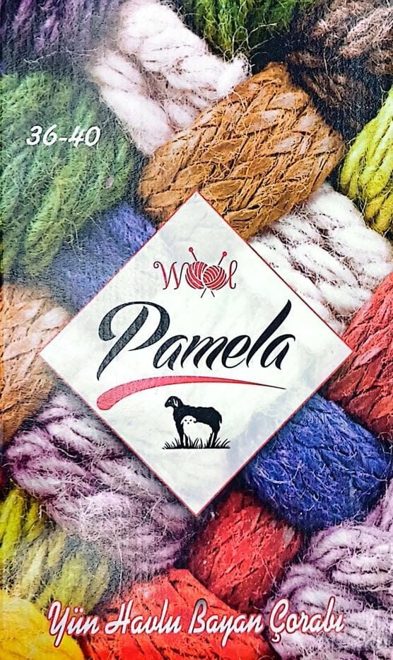 Pamela Yün Havlu Bayan Çorap 12'li