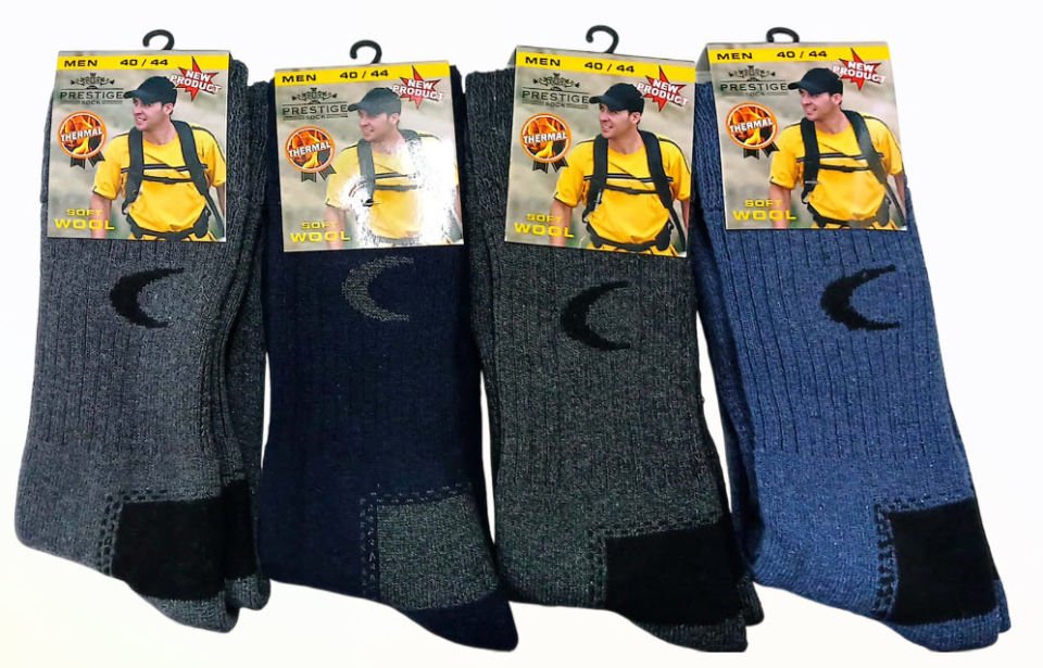 Prestij Kalın Yün Havlu Erkek Çorabı 6'lı