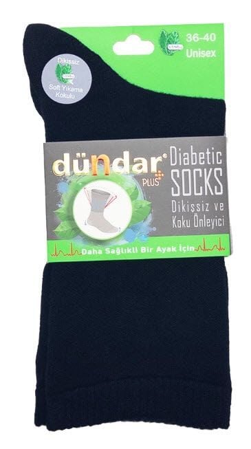 Dündar Plus Kadın Bambu Diyabetik Çorap 12'li