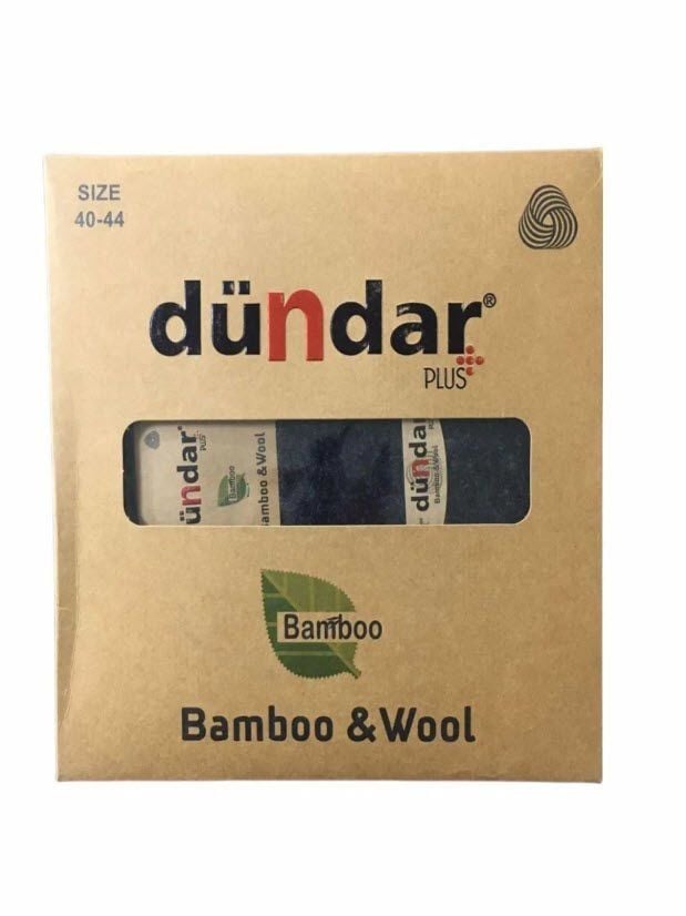 Dündar Erkek Bambu Yün Çorap 12'li