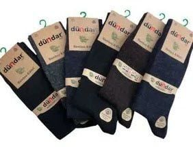 Dündar Erkek Bambu Yün Çorap 12'li
