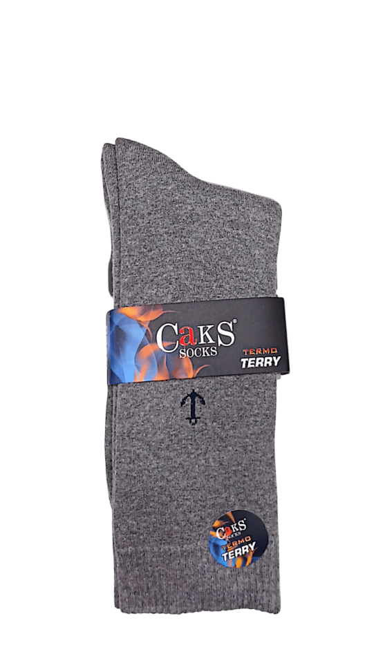 Caks Erkek Havlu Termal Çorap 12'li