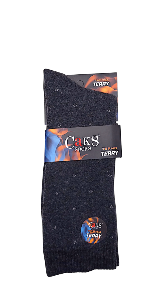 Caks Erkek Havlu Termal Çorap 12'li
