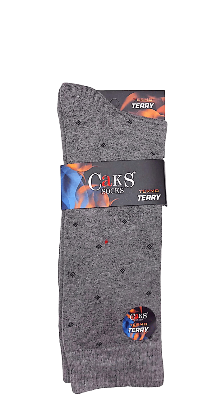 Caks Erkek Havlu Termal Çorap 12'li