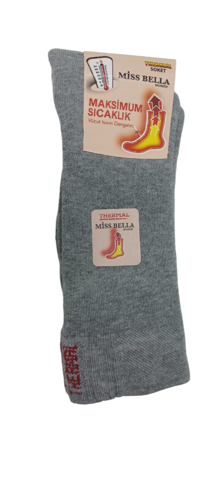 Miss Bella Bayan Termal Kışlık Çorap 12'li