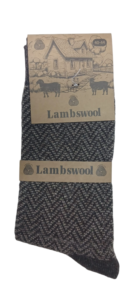 Miss Bella Kışlık Lambswool Yün Erkek Çorap 12'li