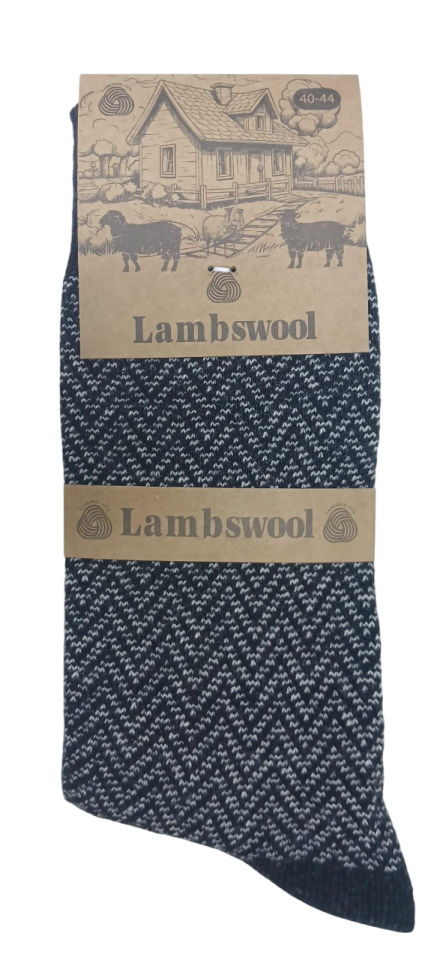 Miss Bella Kışlık Lambswool Yün Erkek Çorap 12'li