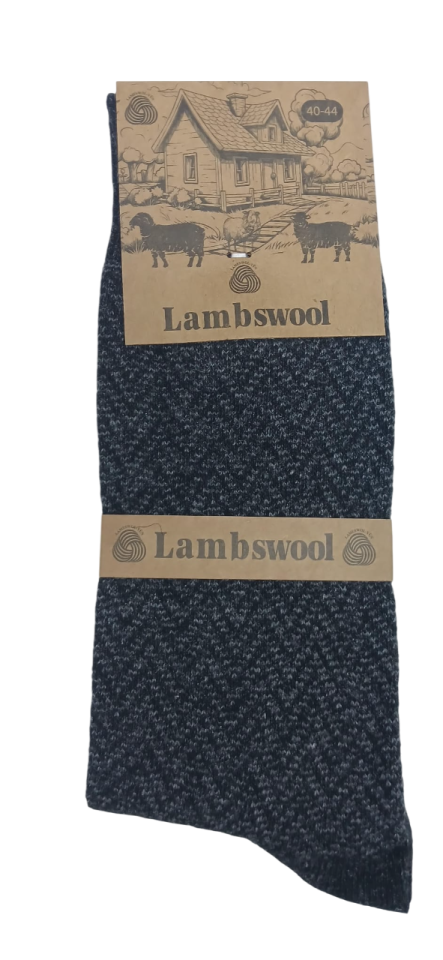 Miss Bella Kışlık Lambswool Yün Erkek Çorap 12'li