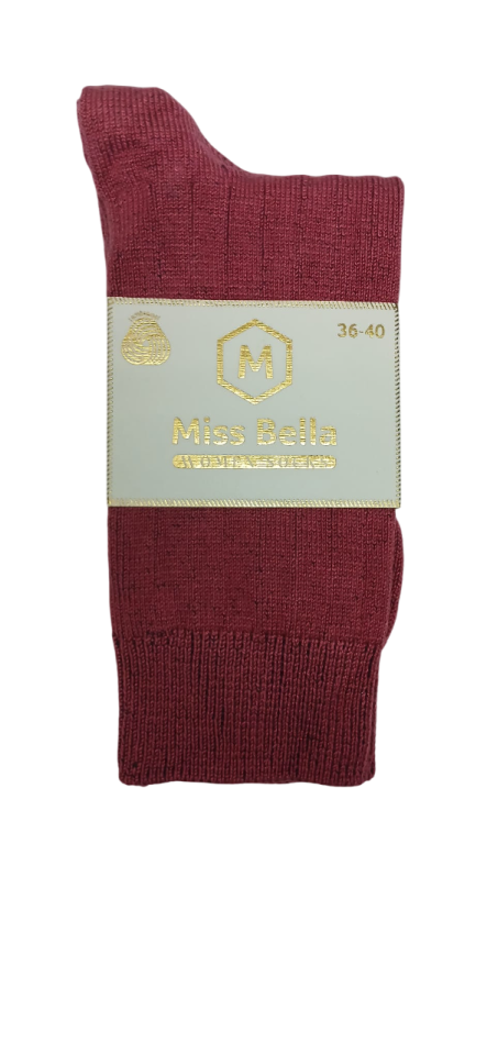 Miss Bella Bayan Kışlık Yün Çorap 12'li