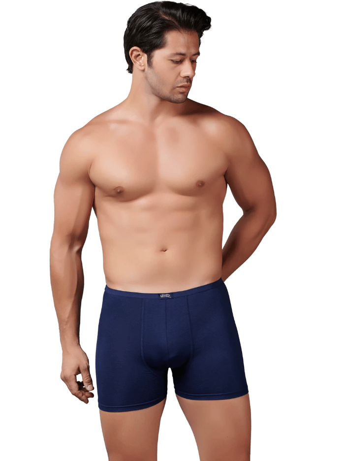 Gümüş Erkek Bambu İnce Bel Elastan Boxer 8007