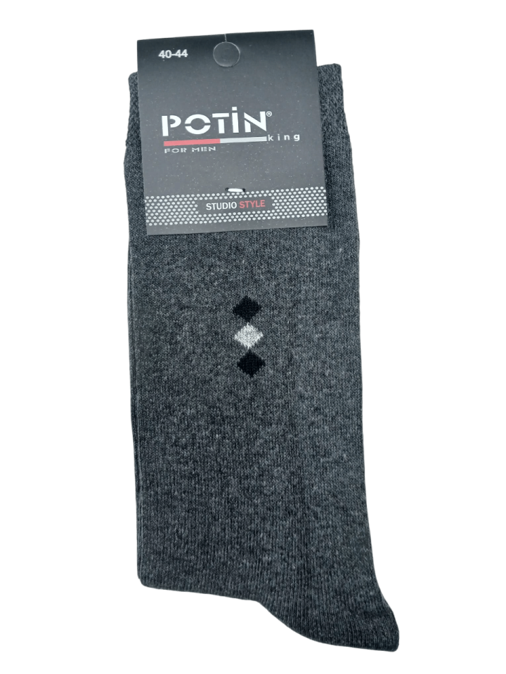 Potin Erkek Likralı Çorap 12'li