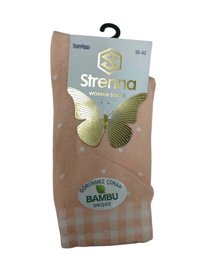 Strenna Bayan Bambu Çorap 12'li