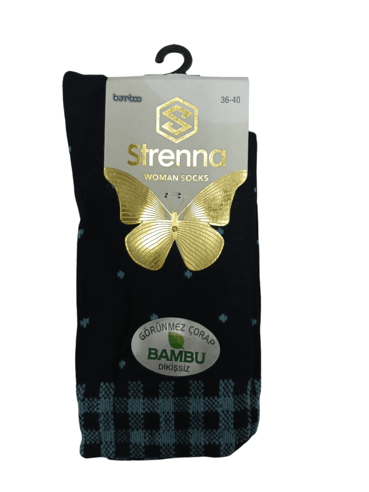 Strenna Bayan Bambu Çorap 12'li