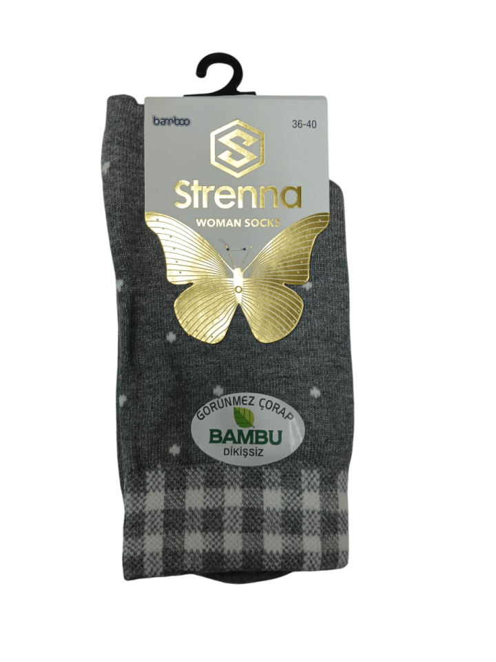 Strenna Bayan Bambu Çorap 12'li