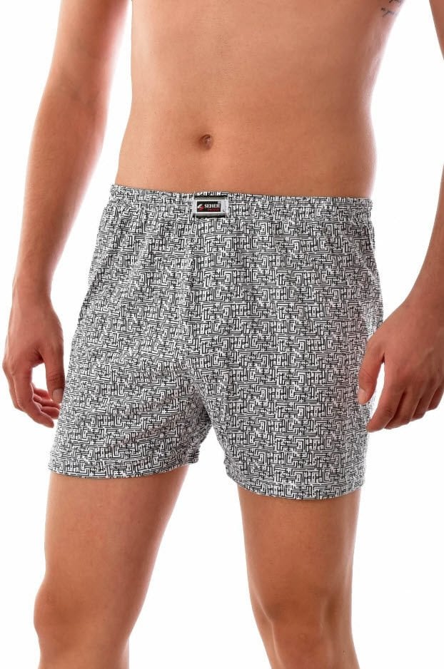 Seher Erkek Empirme Desenli Boxer
