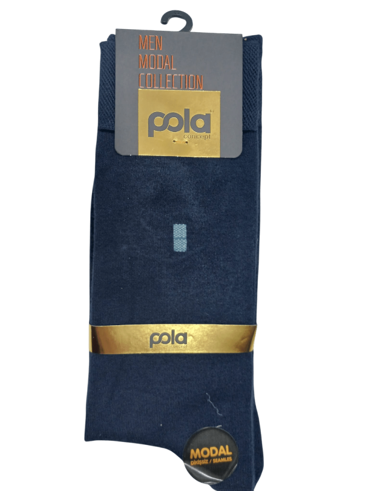Pola Modal Erkek Likralı Kışlık Çorap 12'li