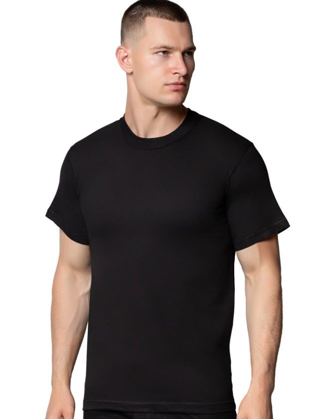 Sedef Yıldızı Erkek Penye Renkli Sıfır Yaka 1008 Gri/Siyah/Askeri Yeşil