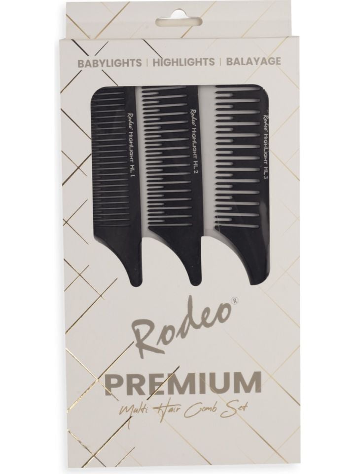 Rodeo Multi Hair Comb 3'Lü Set