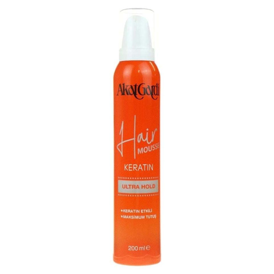 Akat Keratin Ultra Hold Saç Köpüğü 200 ML