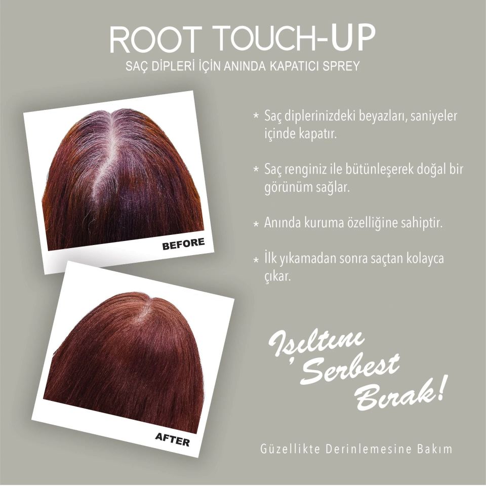 Root Touch-Up Neva Kızıl Saç Dipleri İçin Kapatıcı Sprey 75 ML