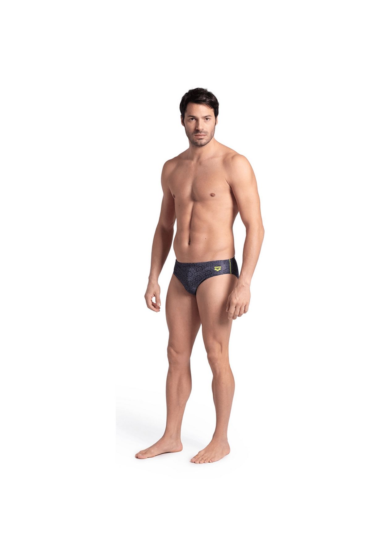 Arena Men's Arena Camo Kikko Swim Erkek Briefs Mayo Siyah 007164550