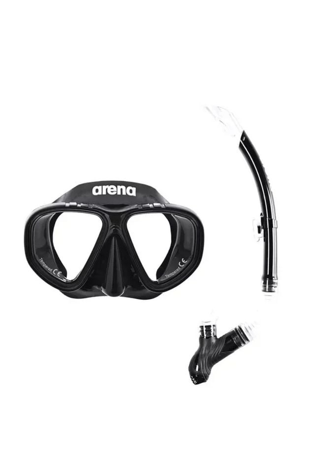 Arena Premium Snorkeling Set Jr Çocuk Şnorkel Maske Set Siyah 002019505