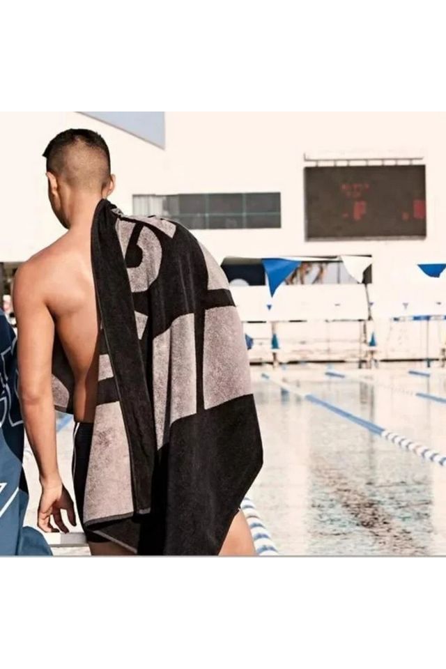 Arena Pool Soft Towel Unisex Yüzücü Havlusu Siyah 001993550