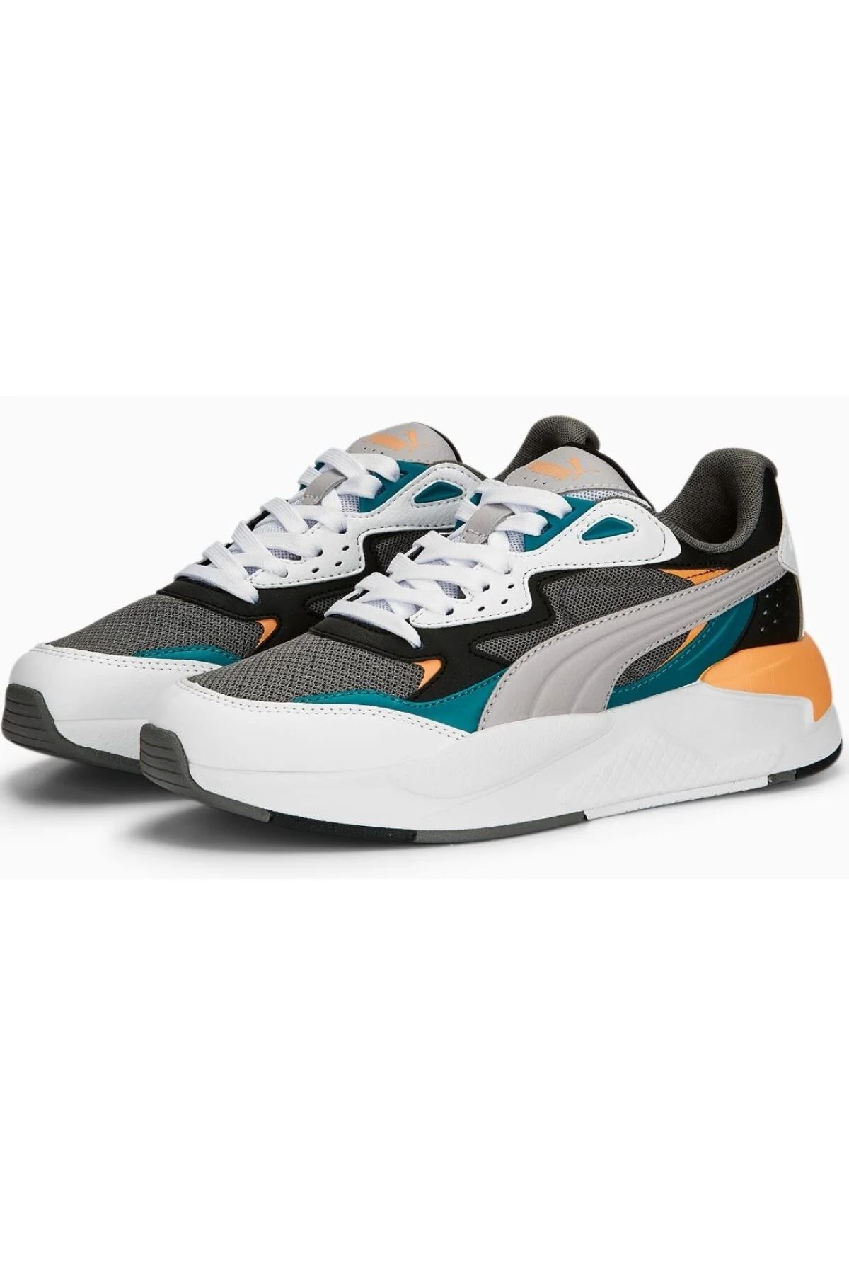 Puma X-Ray Speed Cast Iron Marble Puma-White Orange Peach Erkek Spor Ayakkabı - 38463822