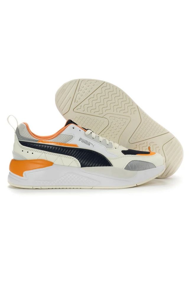 Puma X-Ray 2 Square-White-Navy-White-Clementine Beyaz Ayakkabı 37310884