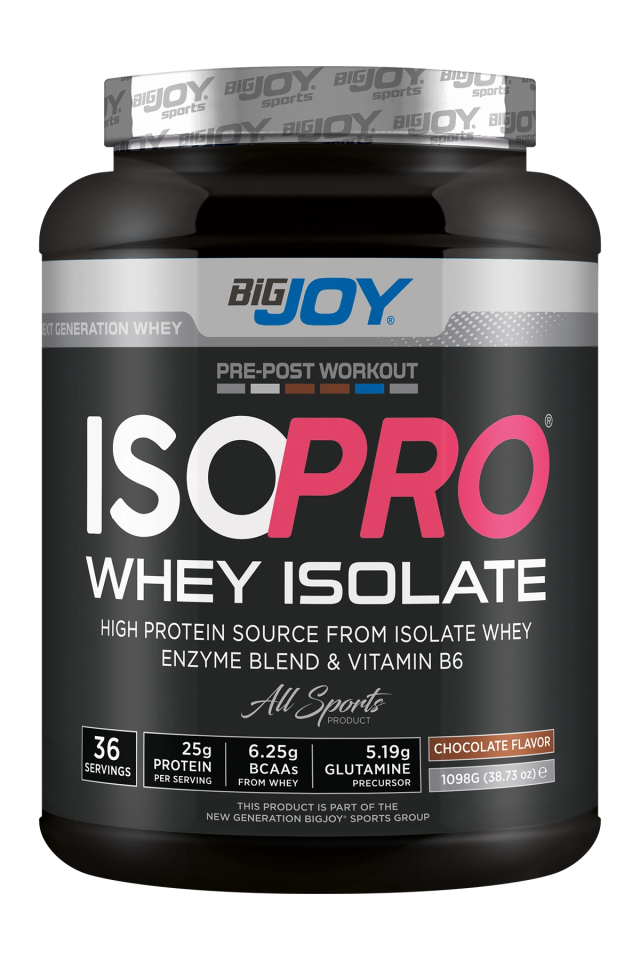 BigJoy Sports IsoPro Whey Isolate Çikolata 1098g 36 Servis