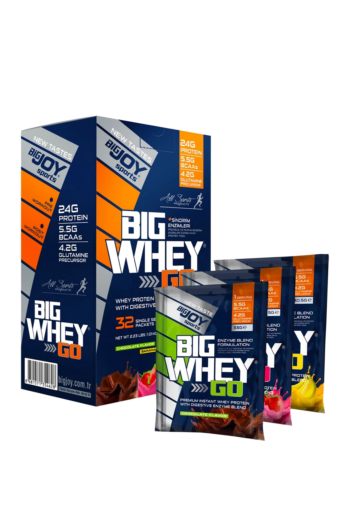 BigJoy Sports BigWhey GO Mix Aroma 1.04 kg 32 Servis