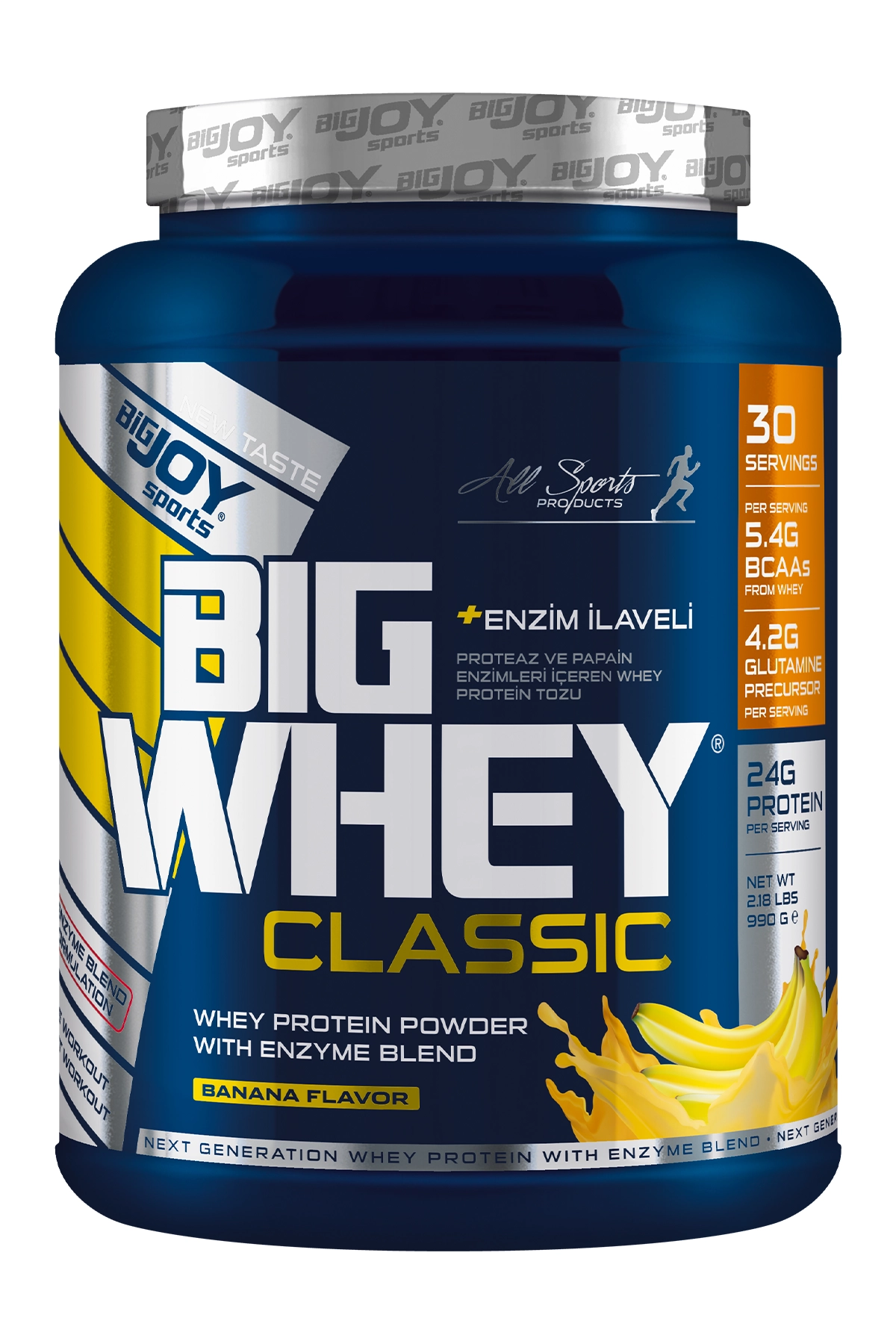 BigJoy Sports BigWhey Classic Muz 990g 30 Servis