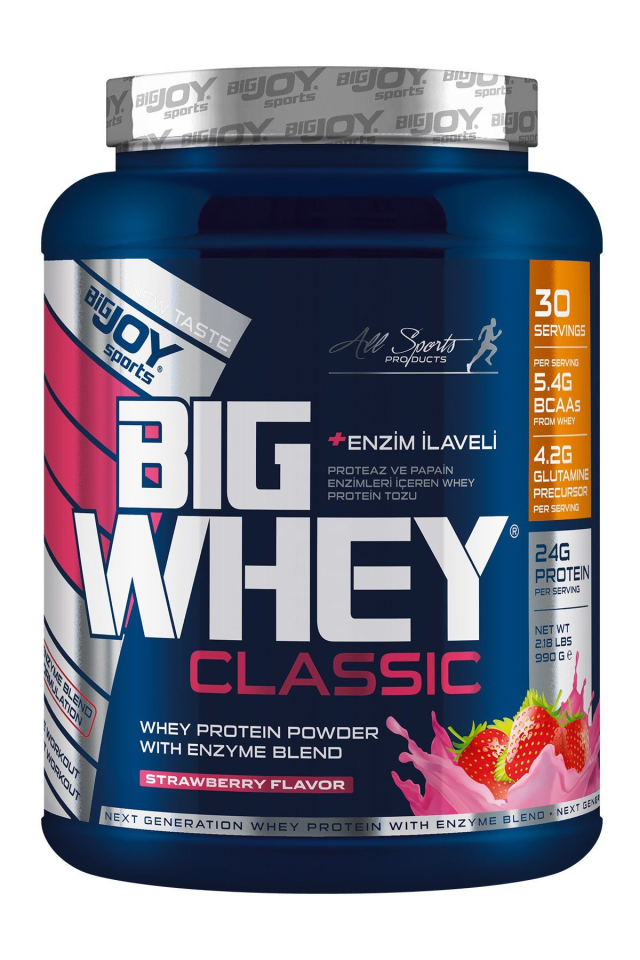 BigJoy Sports BigWhey Classic Çilek 990g 30 Servis