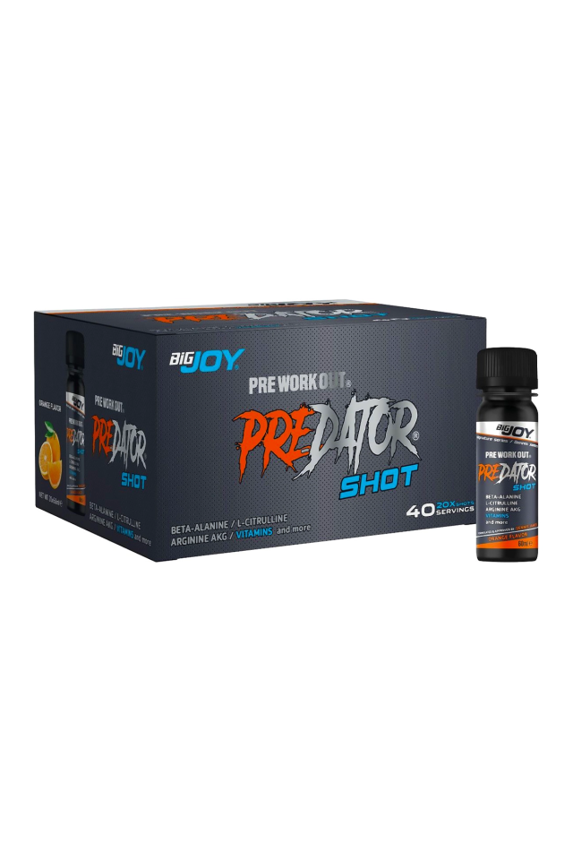 BigJoy Sports Predator Shot Portakal 60ml x 20 Adet 40 Servis