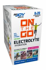 BigJoy Sports On The Go Electrolyte Hydration Orman Meyveli 20 Efervesan Tablet x 8 Adet