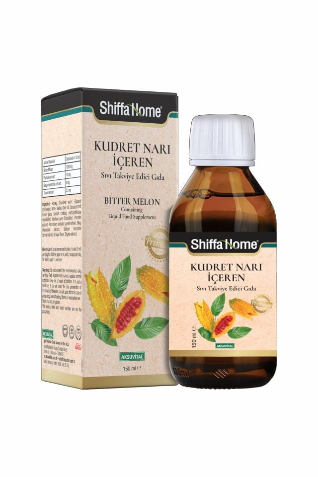 AksuVital Shiffa Home Kudret Narı İçeren Takviye Edici Bitter Melon Şurup 150ml