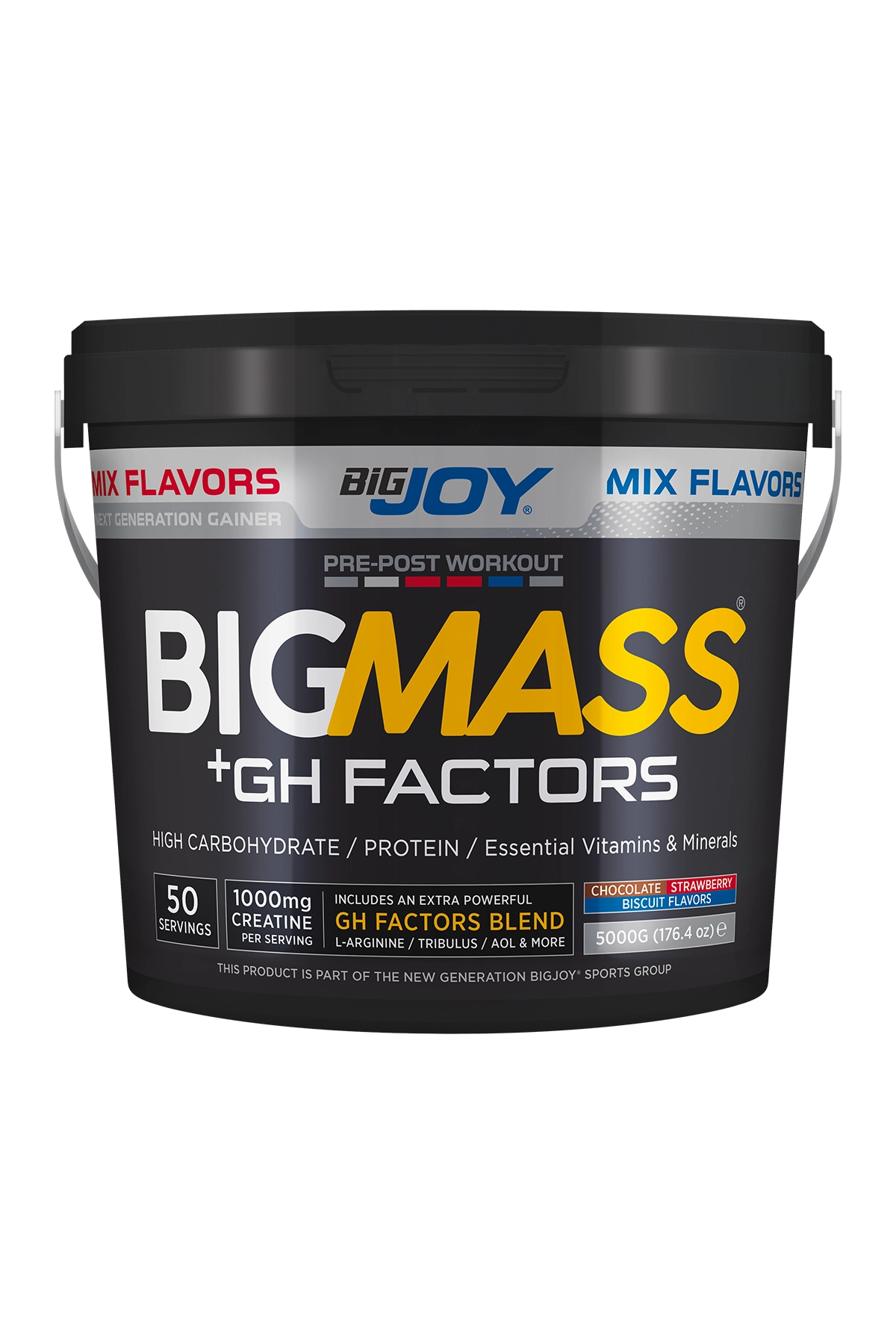 BigJoy Sports BigMass GH Factors Mix Aromalı 5000g 50 Servis