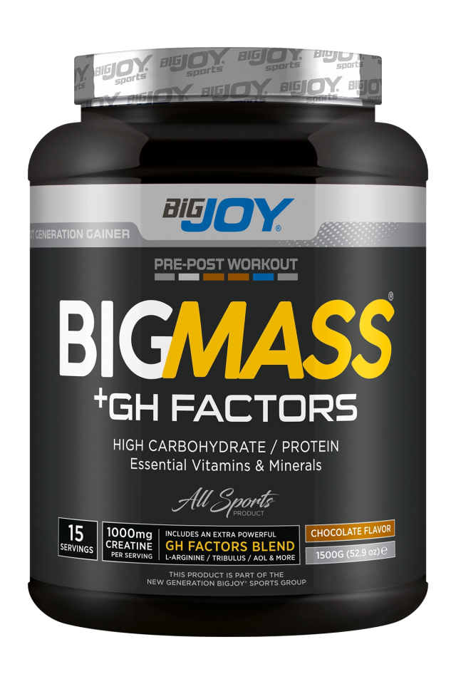 BigJoy Sports BigMass GH Factors Çikolata 1500g 15 Servis