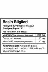 BigJoy Sports ZMA 120 Bitkisel Kapsül 40 Servis