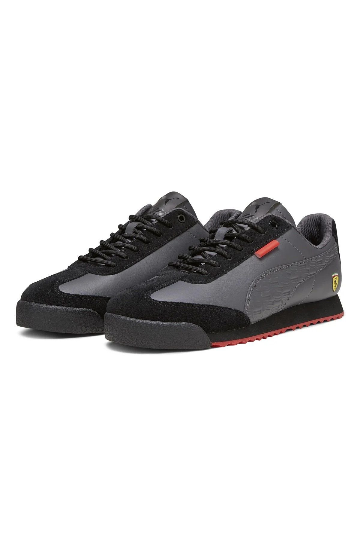 Puma Ferrari Roma Via Erkek Günlük Sneaker Ayakkabı Gri 30781301