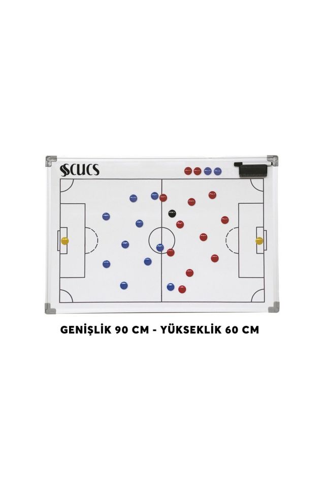 Scucs SCX-1301 Futbol Antrenör Taktik Tahtası Duvar Tipi