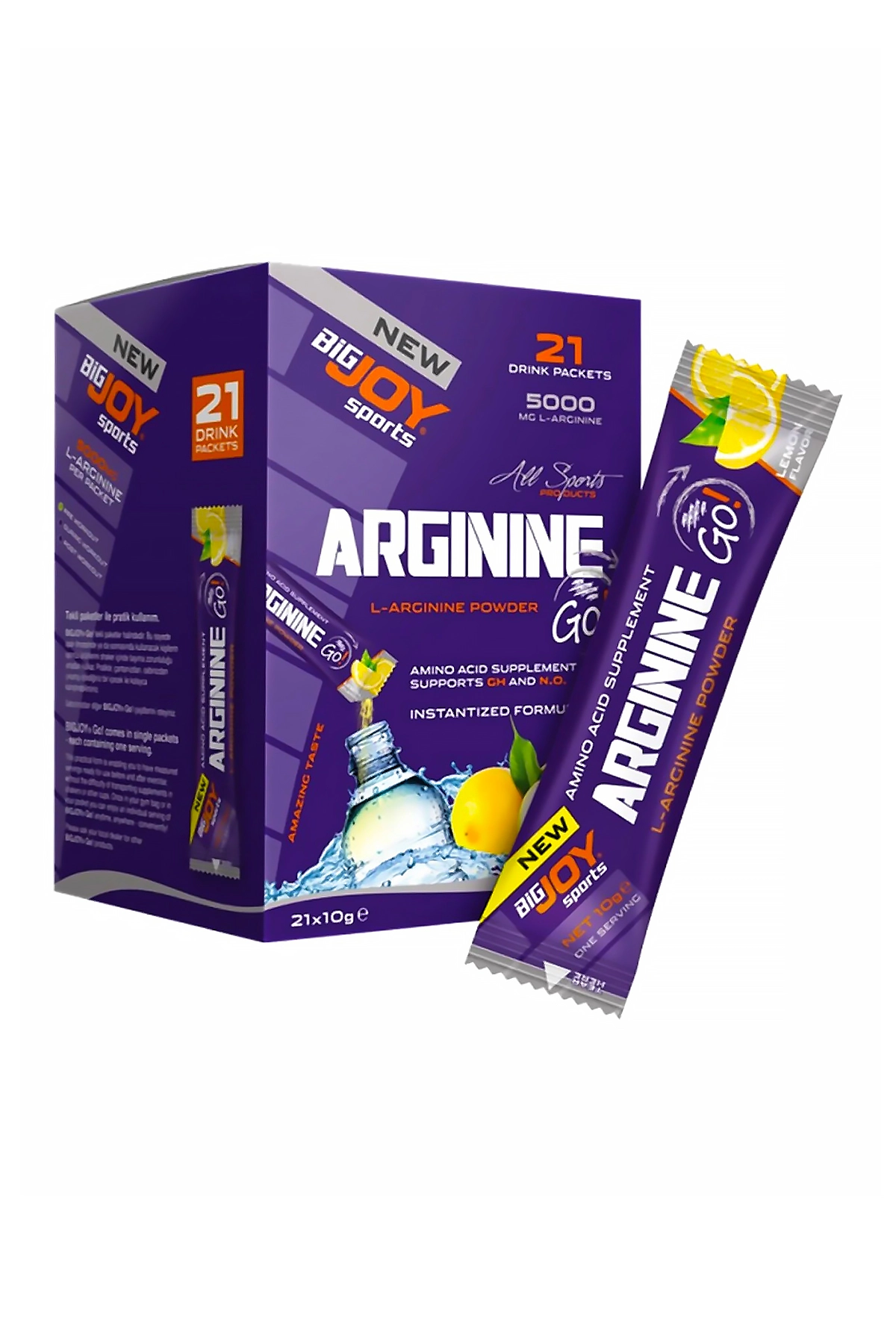 BigJoy Sports Arginine Go! Limon 10g x 21 Adet