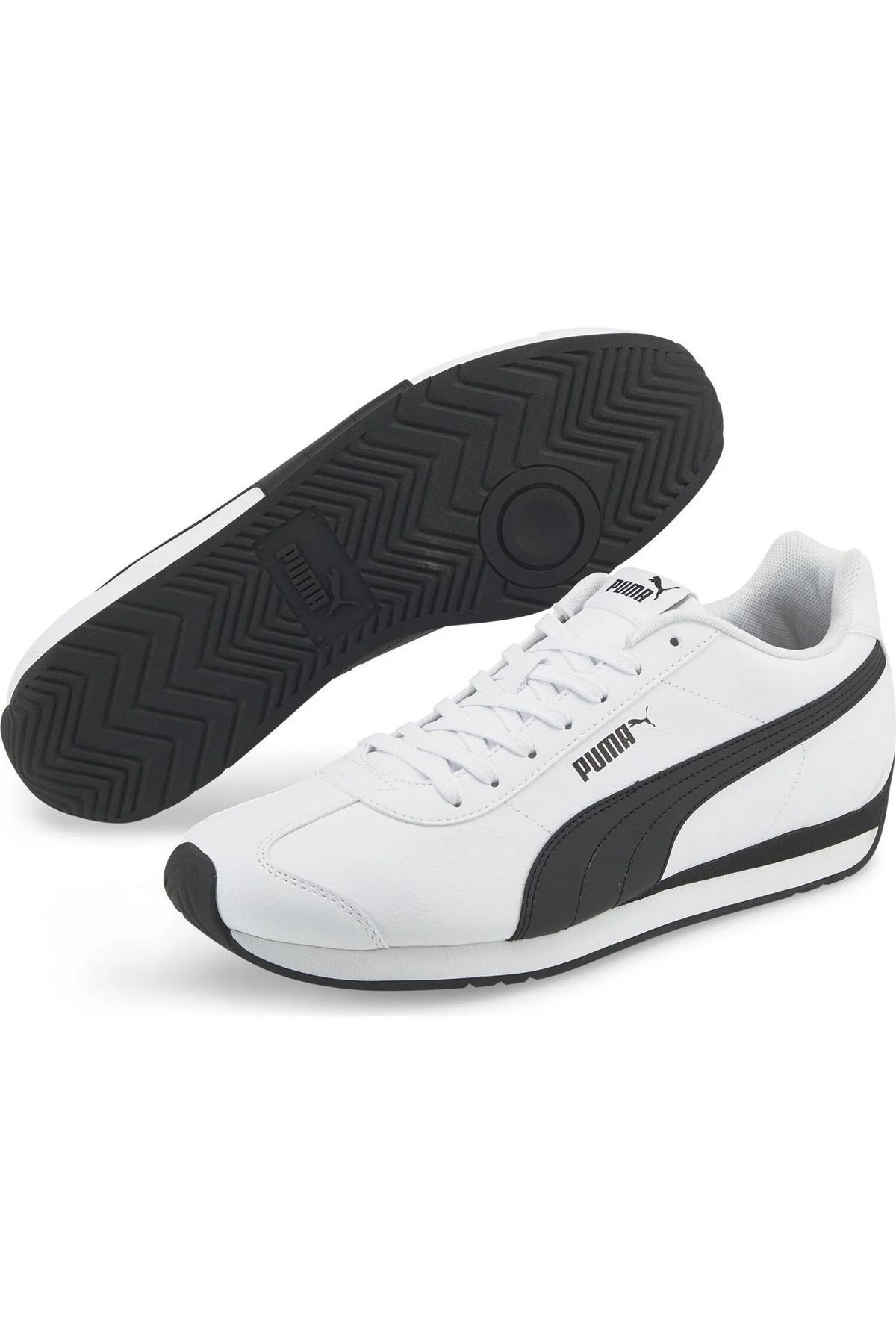 Puma Turin 3 Puma-White Puma-Black Erkek Spor Ayakkabı - 38303706