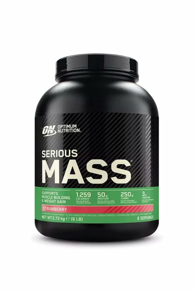 Optimum Nutrition Serious Mass Gainer Çilek Aromalı 2.73kg