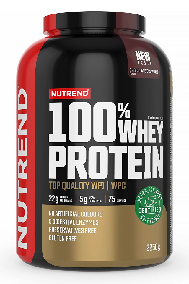 Nutrend %100 Whey Protein Çikolatalı Brownie 2250g 75 Servis