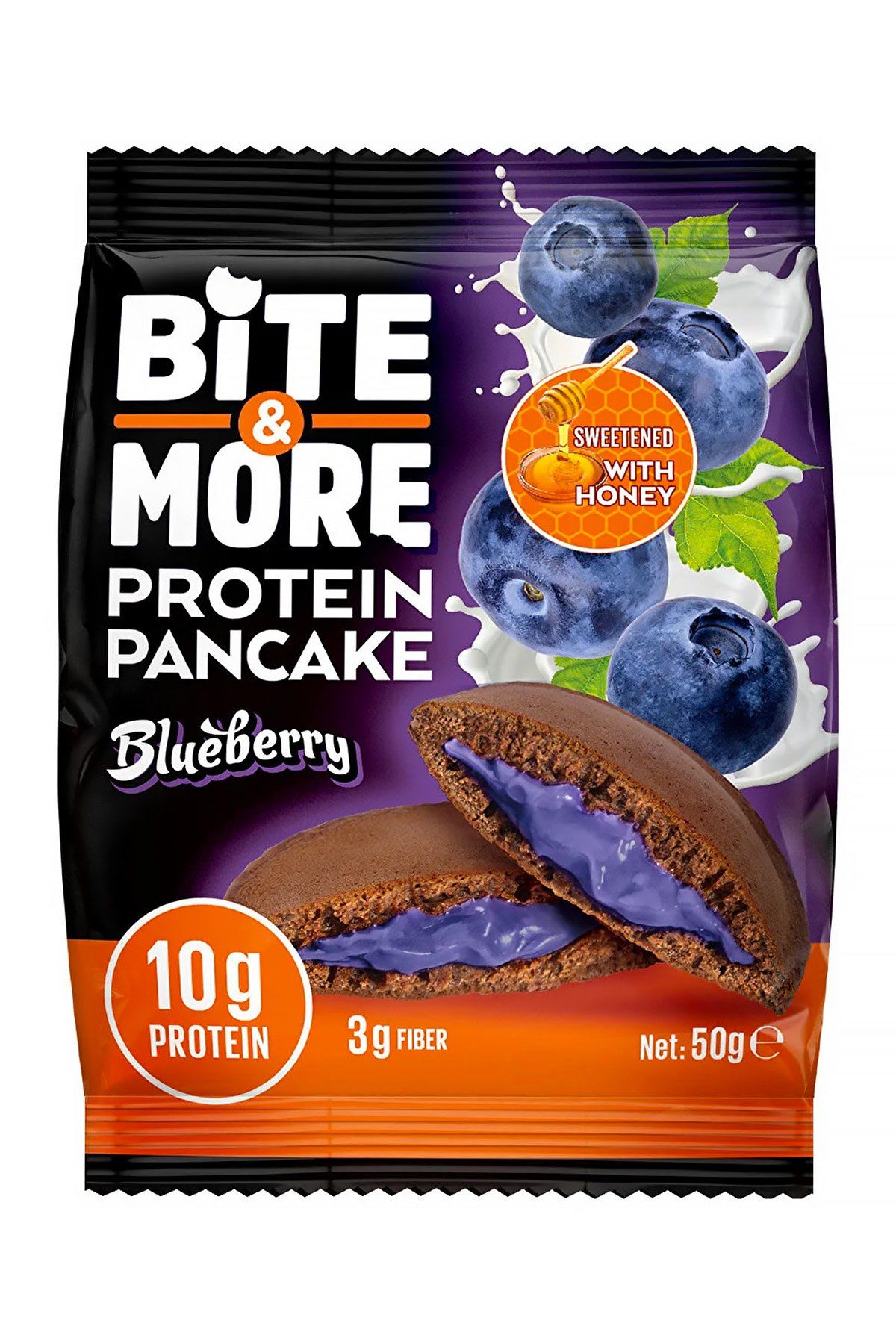 Bite & More Protein Pancake Blueberry 50g x 12 Adet