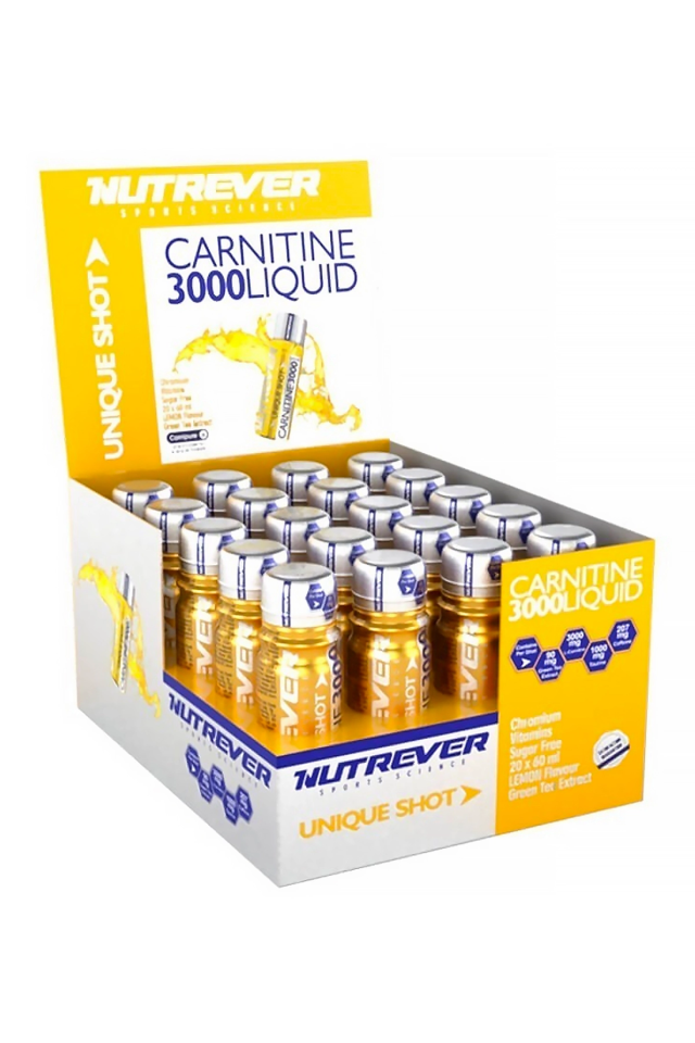 Nutrever L-Carnitine 3000 Liquid Limon 20 Ampül